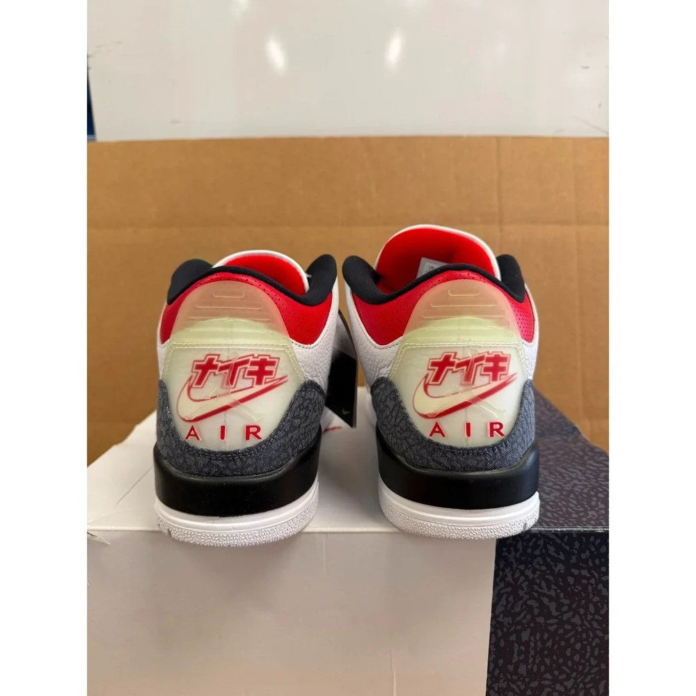 NWB Nike Air Jordan 3 Retro SE-T Sneakers Japan Exclusive Fire Red Size 11 US